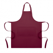 Regulowany fartuch kuchenny - burgund