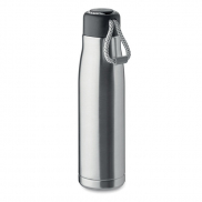 Butelka dwuścienna 500 ml - srebrny mat