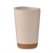 Kubek dwuścienny 300 ml - beżowy