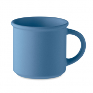 Matowy kubek ceramiczny 300 ml - niebieski