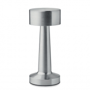 Akumulatorowa metalowa lampa st - srebrny mat