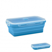 Składany silikonowy pojemnik na - baby blue