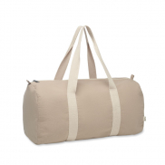 Torba sportowa z bawełny z recy - khaki