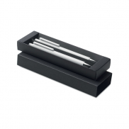 Aluminiowy zestaw piśmienniczy - biały