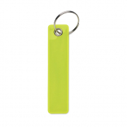 Odblaskowy brelok PVC - fluorescencyjny żółty