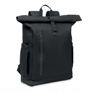 Plecak na laptopa Rolltop 600D - czarny