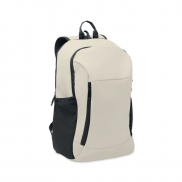 Plecak na laptop 15' z PU - zgaszona biel