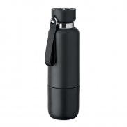 Butelka dwuścienna 500 ml - czarny