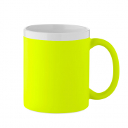 Kubek ceramiczny 300ml - fluorescencyjny żółty