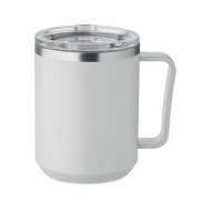 Kubek z 2 ściankami 400 ml - szary