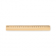 Drewniana linijka 20 cm