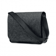 Filcowa torba na laptopa RPET - kamienny szary