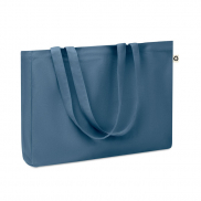 Torba z recyklingu  280 gr/m² - niebieski