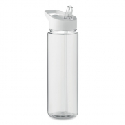 RPET butelka 650ml PP flip lid - biały