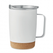 Kubek z podwójną ścianką 300ml - biały