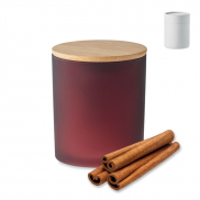 Świeca woskowa roślinna 280 gr - burgund