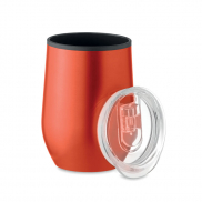 Kubek z podwójną ścianką 350ml - czerwony