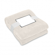 Koc polarowy RPET 280 gr/m² - beżowy