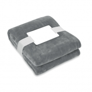 Koc polarowy RPET 280 gr/m² - kamienny szary