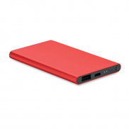 Power Bank 4000 mAh typ C - czerwony