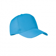 5-panel czapka z rpet 210g - turkusowy