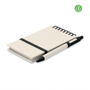 Notesy A6 z kartonu po mleku - czarny