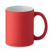 Kubek matowy 300 ml - czerwony