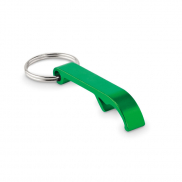 Aluminiowy brelok z recyklingu - zielony