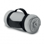 Koc polarowy - srebrny mat