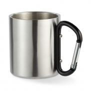 Metalowy kubek 220ml - czarny