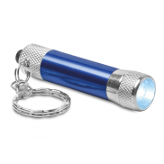 Aluminiowy brelok latarka - niebieski