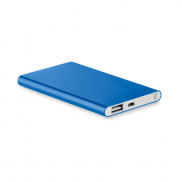 Płaski Powerbank 4000mAh - niebieski