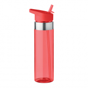 Butelka z tritanu 650ml - przezroczysty czerwony