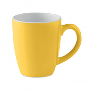 Kolorowy kubek ceramiczny - żółty