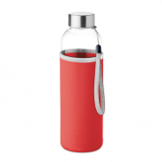 Butelka szklana 500ml - czerwony