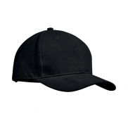 6-panel czapka z daszkiem 270 - czarny