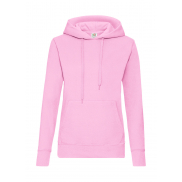 Damska Bluza z kapturem Classic - light pink