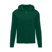 Dziecięca bluza na zamek z kapturem Originals - bottle green