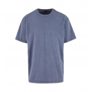 Koszulka Oversize Acid Washed - vintage blue