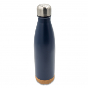 Butelka termiczna z korkowym spodem Jowi 500 ml, granatowy
