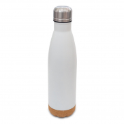 Butelka termiczna z korkowym spodem Jowi 500 ml, biały