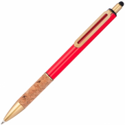 Długopis metalowy touch pen CAPRI - czerwony