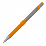 Długopis metalowy touch pen soft touch SALT LAKE CITY - pomarańczowy