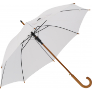 Parasol automatyczny Ø105 rPET HASSELT - biały