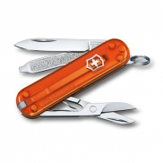 Scyzoryk Classic SD transparentny Victorinox - pomarańczowy