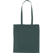 Torba bawełniana z długimi uszami 140 g/m2 COPENHAGEN - ciemnozielony