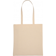 Torba z bawełny organicznej z długimi uszami 220 g/m2 HONG KONG - beżowy