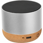 Głośnik bluetooth z aluminium z recyklingu BREST - szary
