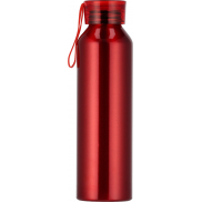 Butelka z aluminium z recyklingu CORK 600 ml - czerwony