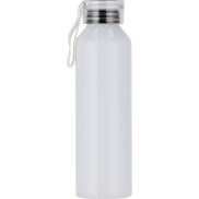 Butelka z aluminium z recyklingu CORK 600 ml - biały